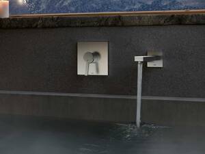 Die Armaturenlinie KWC «Ava E» wird durch die präzise Formensprache charakterisiert und passt daher besonders gut in Neubauten. Franke Water Systems AG.
