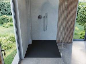 Mit «Sustano» bietet Duravit eine recyclingfähige Duschwanne aus dem Werkstoff «DuraSolid Nature». Das Material begeistert zusätzlich mit seiner rutschfesten Oberfläche. Duravit AG.