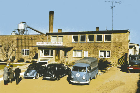 Das erste Hanse-Werk in Travemünde an der Ostsee.