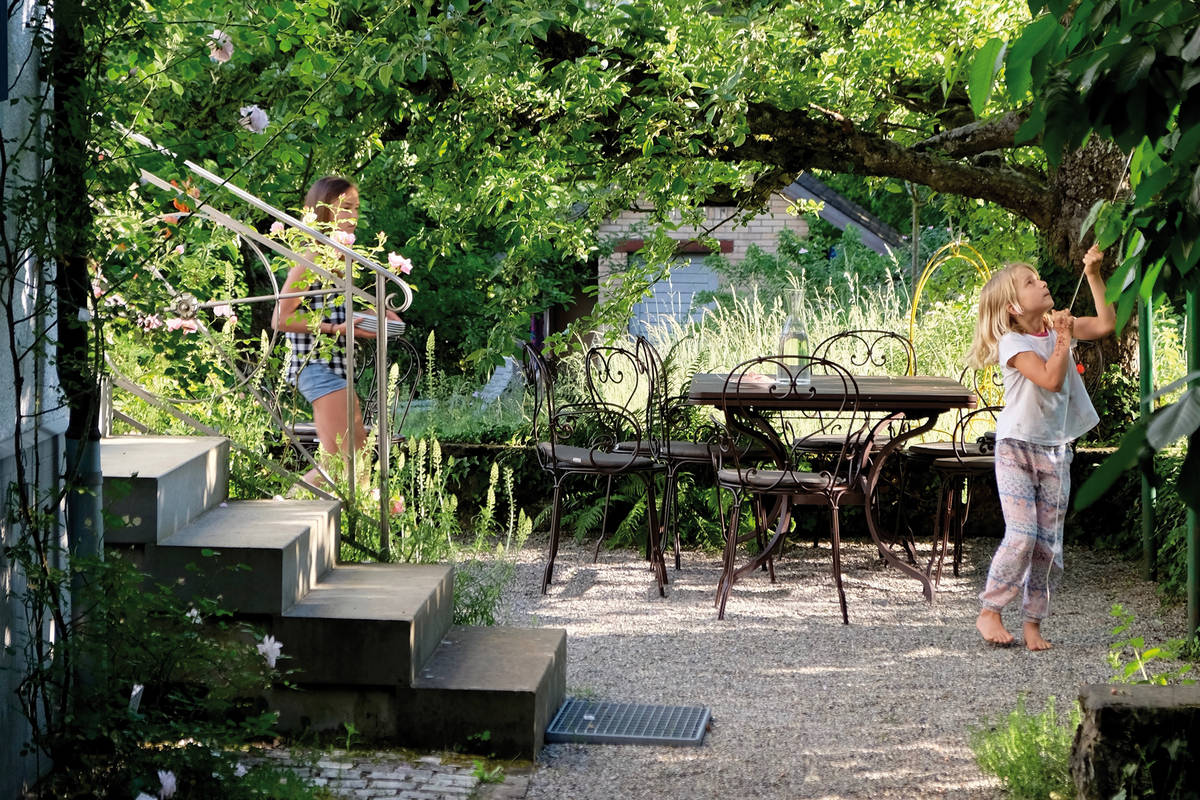 Naturgartenpionier Peter Richard nahm zum 20. Mal an der Giardina teil. Winkler Richard Naturgärten.