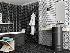 Moderne Klassik: Schwarz-Weiss kommt in jeder Generation gut an. «Realonda», Tile of Spain.