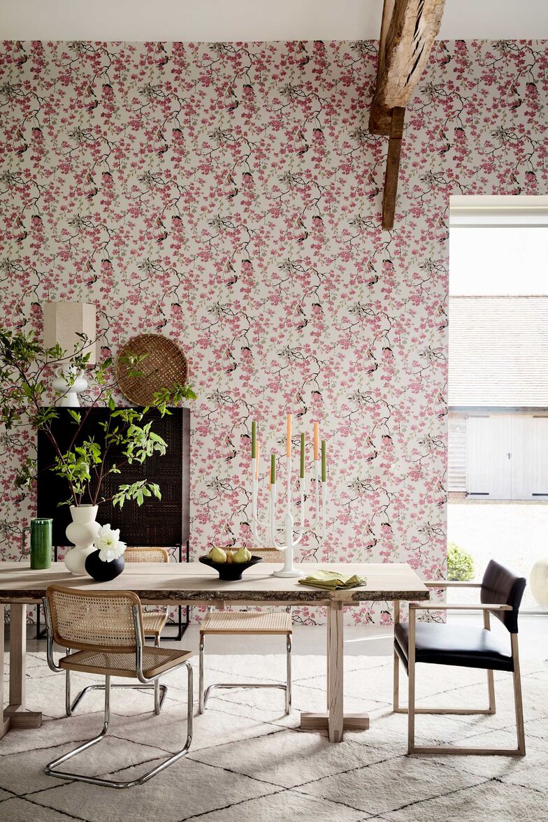 Um 1905 schmückte «Massingberd Blossom» die Wände des Grey Room in Gunby Hall in Lincolnshire.