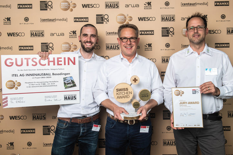 V.l.n.r. Ramon Gubler, Urs Itel, Robert Wyttenbach.