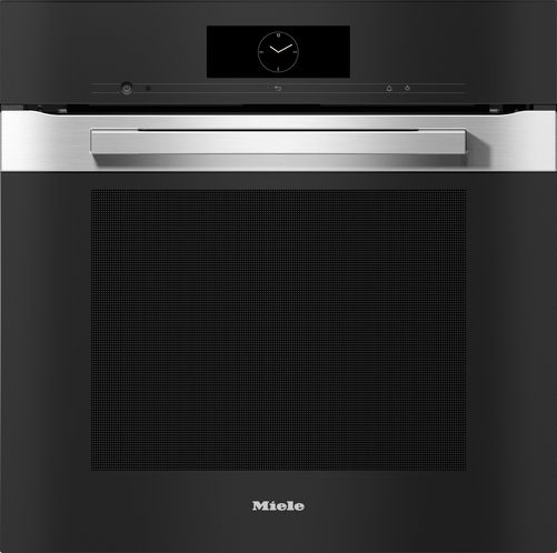 Mit dem Dialoggarer hat Miele im vergangenen Jahr dem Kochen völlig neue Horizonte und Dimension eröffnet. Jetzt kommt das revolutionäre Kochgerät in den Designlinien «PureLine» und «VitroLine» der neuen Einbaugerätegeneration 7000 daher und damit in den Farben Edelstahl, Graphitgrau, Obsidianschwarz und Brillantweiss. Beim Dialoggarer kommt erstmals eine Technologie zum Einsatz, die mittels elektromagnetischer Wellen auf die Beschaffenheit von Lebensmitteln eingeht. So gelingt Fleisch gleichmässiger und saftiger, Fisch und Gemüse behalten ihre feine Struktur und Teig geht deutlich besser auf. Unterschiedliche Zutaten eines kompletten Menüs kommen zusammen frisch aufs Blech und werden auf den Punkt gleichzeitig fertig – und dies bis zu 70 Prozent schneller als mit herkömmlichen Garverfahren.