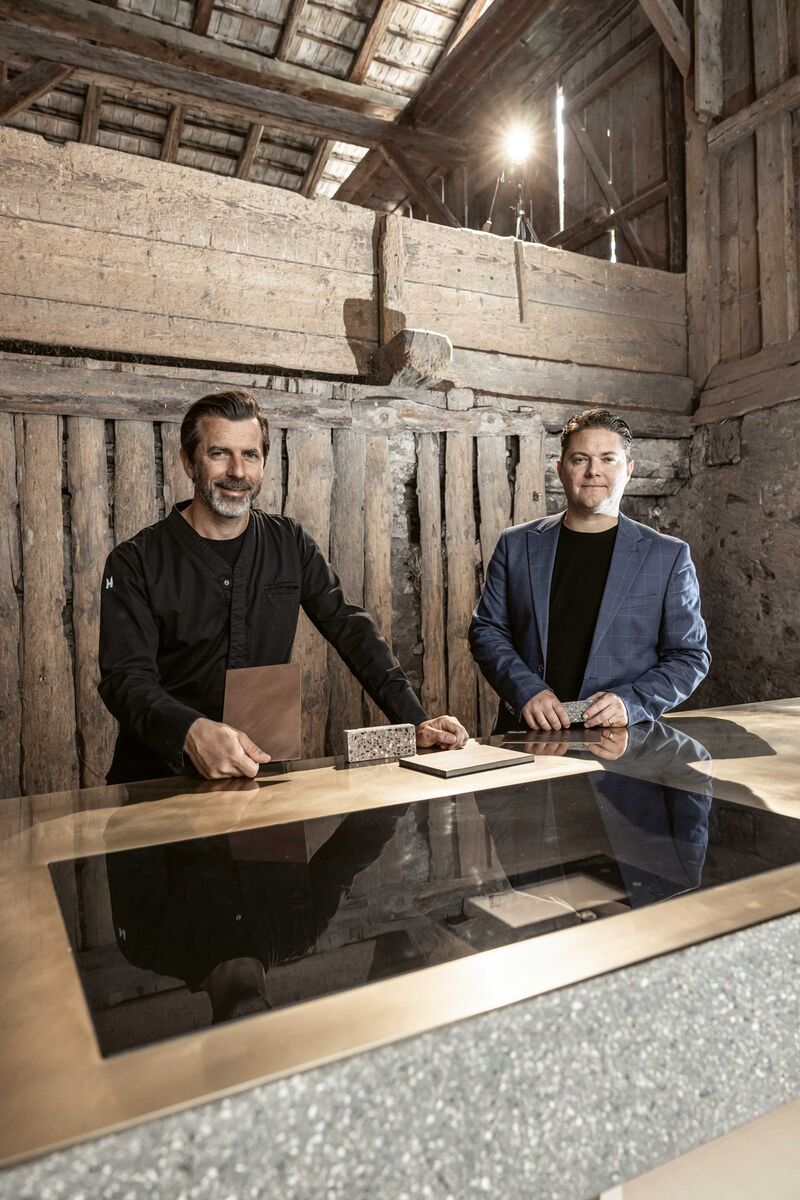 Zwei, die sich verstehen: Andreas Caminada (links) und David Spielhofer, CEO Orea AG.
